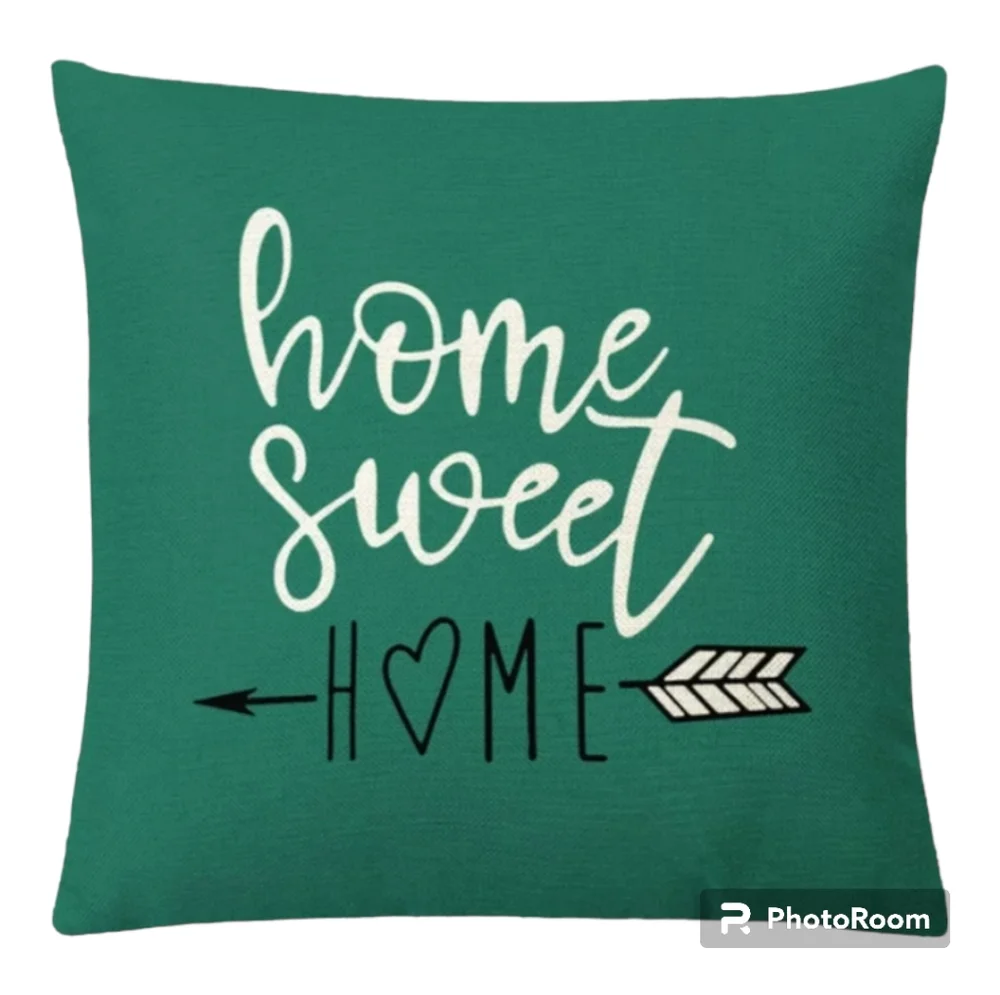 Home Sweet Home Arrow Pillow Shams - Set of 4 - NEW